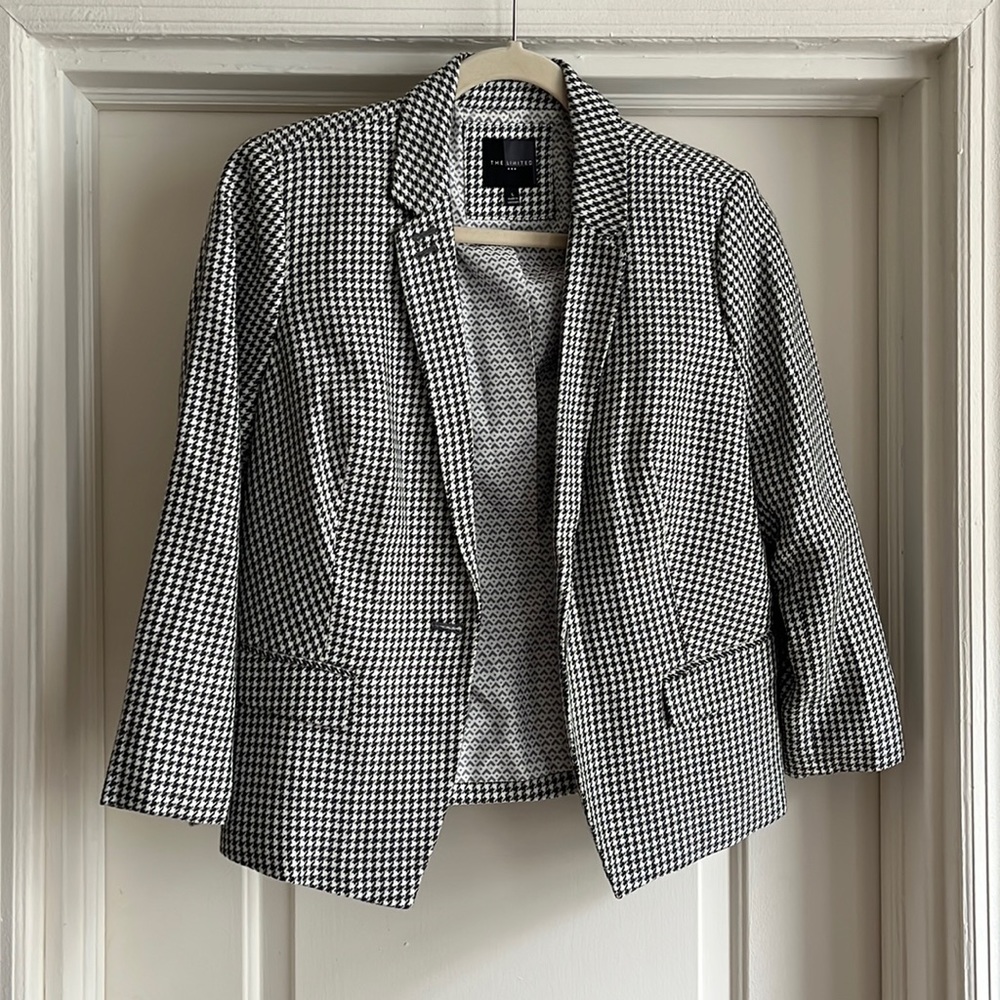 The Limited Houndstooth Blazer